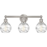 Athens Deco Swirl 3 Light Bath Vanity 10.38 InchX23.88 Inch by Innovations - 616-3W-G1213-6