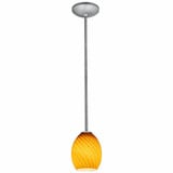 Brandy Firebird 1 Light Mini Pendant by Access - 28023-RR-BRFBR