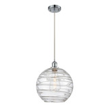 Athens Deco Swirl 1 Light Cord Hung Mini Pendant 13.38 X 12 by Innovations - 516-1P-G1213-12