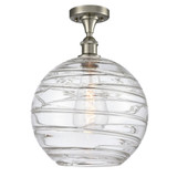 Athens Deco Swirl 1Light Semi Flush Mount 14.63 InchX12 Inch by Innovations - 516-1C-G1213-12