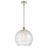 Athens Deco Swirl 1 Light Stem Hung Mini Pendant 14.63X13.75 by Innovations - 516-1S-G1213-14