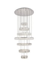 Monroe  LED Light Large 7 Tier Chandelier by Elegant - 3503G34