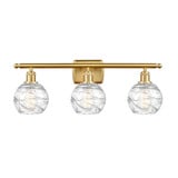 Athens Deco Swirl 3 Light Bath Vanity 9.13 X 25.88 Inch Wide by Innovations - 516-3W-G1213-6