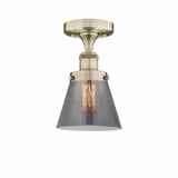 Cone 1 Light 6.5 Inch Wide Industrial Semi Flush Mount by Innovations - 616-1F-G6