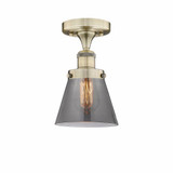 Cone 1 Light 6.5 Inch Wide Industrial Semi Flush Mount by Innovations - 616-1F-G6