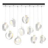 Riza 10 Light Medium Pendant by Hubbardton Forge - 131208H