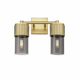 Bolivar 2 Light Vanity Light 13.5 Inch Wide by Innovations - 428-2W-G428-7