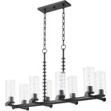 Mercier 8 Up Light Linear Chandelier by Quorum - 651-8