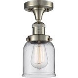 Bell 1 Light Semi Flush Mount 9 Inch Tall and 5 Inch Wide by Innovations - 517-1CH-G5