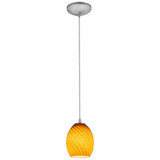 Brandy Firebird 1 Light Mini Pendant 9 Inch Tall by Access - 28023-CC-BRFBC