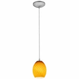 Brandy Firebird 1 Light Mini Pendant 9 Inch Tall by Access - 28023-CC-BRFBC