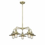 Ballston Urban 5 Light Medium Chandelier by Innovations 916-5CR-M1-M7 - 916-5CR-M1-M7
