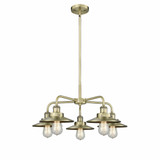 Ballston Urban 5 Light Medium Chandelier by Innovations 916-5CR-M1-M7 - 916-5CR-M1-M7