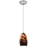 Dufour Path 1 Light Mini Glass Pendant with Cord - 4-BEL-758513