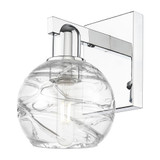 Athens Deco Swirl 1 Light Wall Sconce 9.88 X 5.88 Inch Wide by Innovations - 716-1W-G1213-6