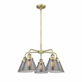 Cone 5 Light Medium Chandelier by Innovations 916-5CR-G4 - 916-5CR-G4