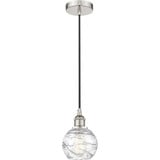 Athens Deco Swirl 1 Light Cord Down Mini Pendant 8.13 X 5.88 by Innovations - 616-1P-G1213-6