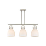 Newton Bell 3 Light Island 14.88 Inch Tall X 41.5 Inch Wide by Innovations - 410-3I-G412-10