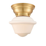 Oxford 1 Light Flush Mount 8 Inch Tall and 7.25 Inch Wide by Innovations - 623-1F-G53