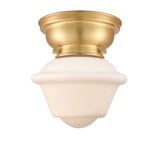Oxford 1 Light Flush Mount 8 Inch Tall and 7.25 Inch Wide by Innovations - 623-1F-G53
