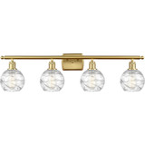 Athens Deco Swirl 4 Light Bath Vanity 9.13 X 35.88 Inch Wide by Innovations - 516-4W-G1213-6