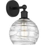 Athens Deco Swirl 1 Light Wall Sconce 12.13 X 8 Inch Wide by Innovations - 616-1W-G1213-8