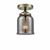 Bell 1 Light 8.13 Inch Length Semi Flush Mount by Innovations - 284-1C-G5