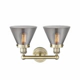 Cone 2 Light vintage Vanity Light by Innovations - 616-2W-CONE