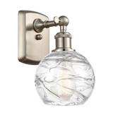 Athens Deco Swirl 1 Light Wall Sconce 9.13 X 5.88 Inch Wide by Innovations - 516-1W-G1213-6
