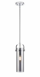 Pilaster II Cylinder 1 Light Mini Pendant 14.5 Inch Tall by Innovations - 423-1S-G423-12