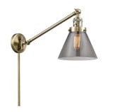Cone 1 Light Industrial Swing Arm Wall Sconce by Innovations - 237-G4