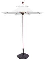 6 Foot Aluminum Manual Lift Octagon Market Umbrella by Galtech - 715