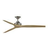 Spitfire 3 Blade Ceiling Fan 19.42 Inch Tall and 64 Inch Wide by Fanimation - FPD6721-64