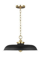 Wellfleet 1 Light Large Industrial Pendant by Visual Comfort Studio - CP1231