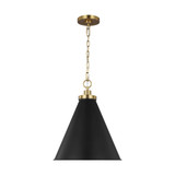 Wellfleet 1 Light Medium Cone Pendant by Visual Comfort Studio - CP1271