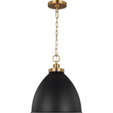 Wellfleet 1 Light Medium Dome Pendant by Visual Comfort Studio - CP1291