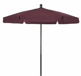 7.5 Foot Aluminum Manual Lift Hexagon Market Umbrella by Fiberbuilt - 7GPU