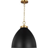Wellfleet 1 Light Large Dome Pendant by Visual Comfort Studio - CP1301