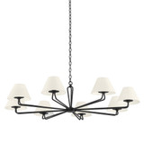 Ozias 8 Light Oversized Chandelier by Troy - F2550