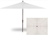 8x10 Foot Aluminum Crank Lift Rectangle Market Umbrella by Treasure Garden - UM8810RT0