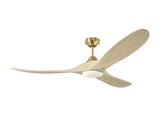 Maverick Smart 60 LED 3 Blade Ceiling Fan with Light Kit by Generation - 3MAVSM60