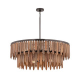 Marimba 7 Light Pendant 15 Inch Tall and 36 Inch Wide by Maxim - 22513