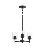 Replay 3 Light Chandelier 20.25 Inch Tall and 17 Inch Wide by Progress - P400479
