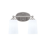 Capri 2 Light Bath Bar 10.25 Inch Tall and 13.5 Inch Length by Toltec - 5912-1025-135