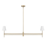 Camelia Stem 2 Light Linear Chandelier 14 and 53 Inch Length by Hunter Fans - 13252