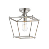 Clifton 1 Light Semi Flush Mount 11.75 Inch Tall and 10 Inch Wide by Maxim - 25311