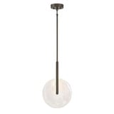 Ainslie 6.5W 1 LED Pendant 18 Inch Tall and 12 Inch Wide by Savoy House - 7-9307-1