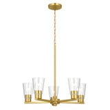Stamos 5 Light Chandelier 15.5 Inch Tall and 24 Inch Wide by Kichler - 52436_1
