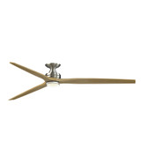 Spitfire Flush Ceiling Fan with Double Walled LK 84 Inch Wide by Fanimation - FPD6721-84-DWLK-F