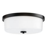 Fuller 3 Light Flush Mount 5.5 Inch Tall and 16 Inch Wide by Maxim - 5693